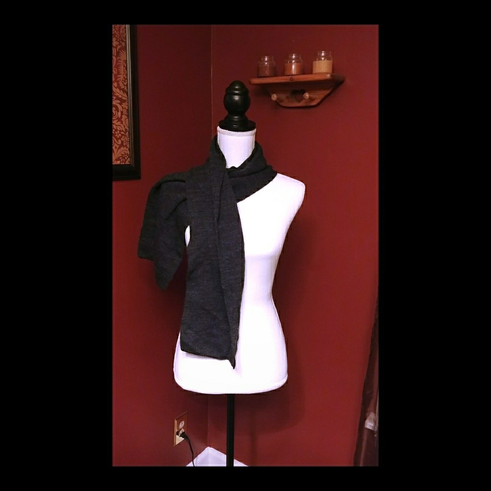 Charcoal color scarf